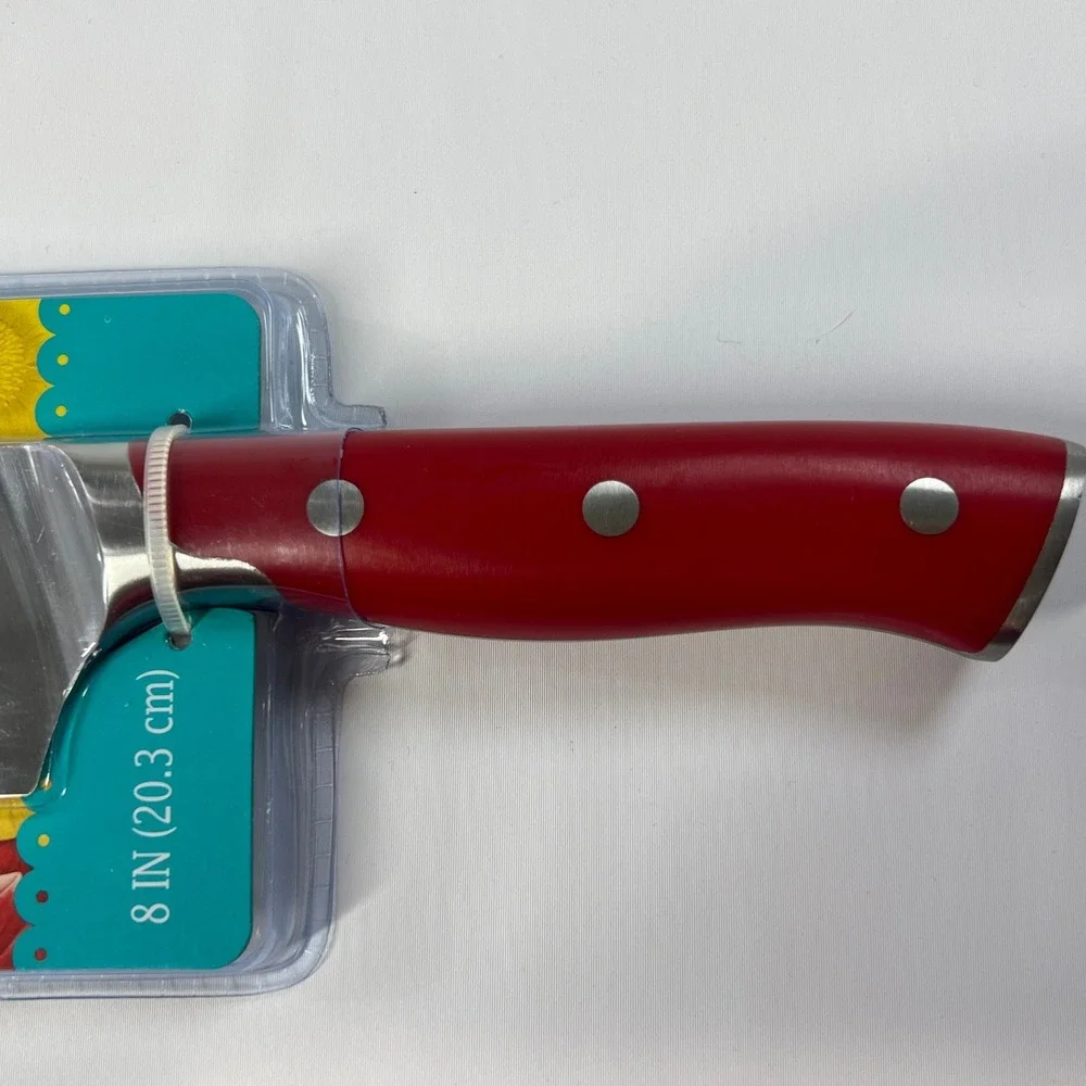 The Pioneer Woman Chef Knife 8 Inch Red Handle Signature Series New In Package‎